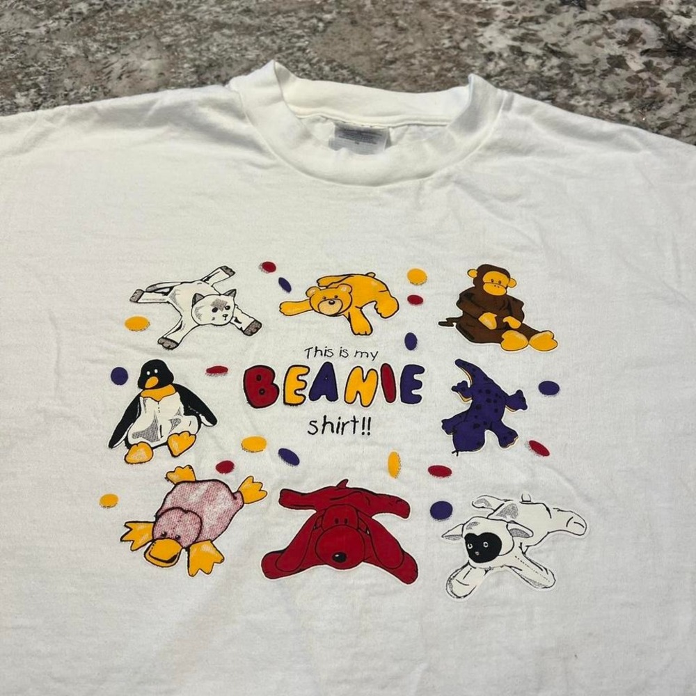 Vintage 1990s beanie baby tee  Size XL